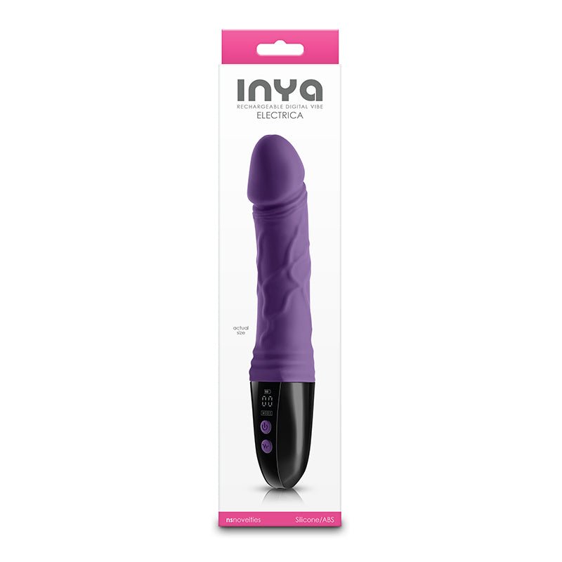 InYa Electrica Vibrating Dildo - Purple