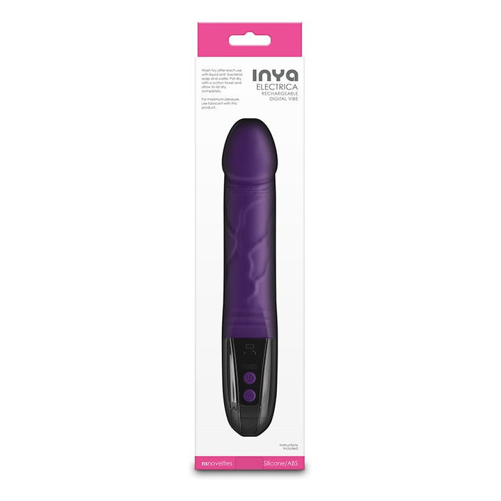 InYa Electrica Vibrating Dildo - Purple