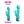 InYa Cyberluxe Rabbit Vibrator with Sliding Ring Shaft - Aqua