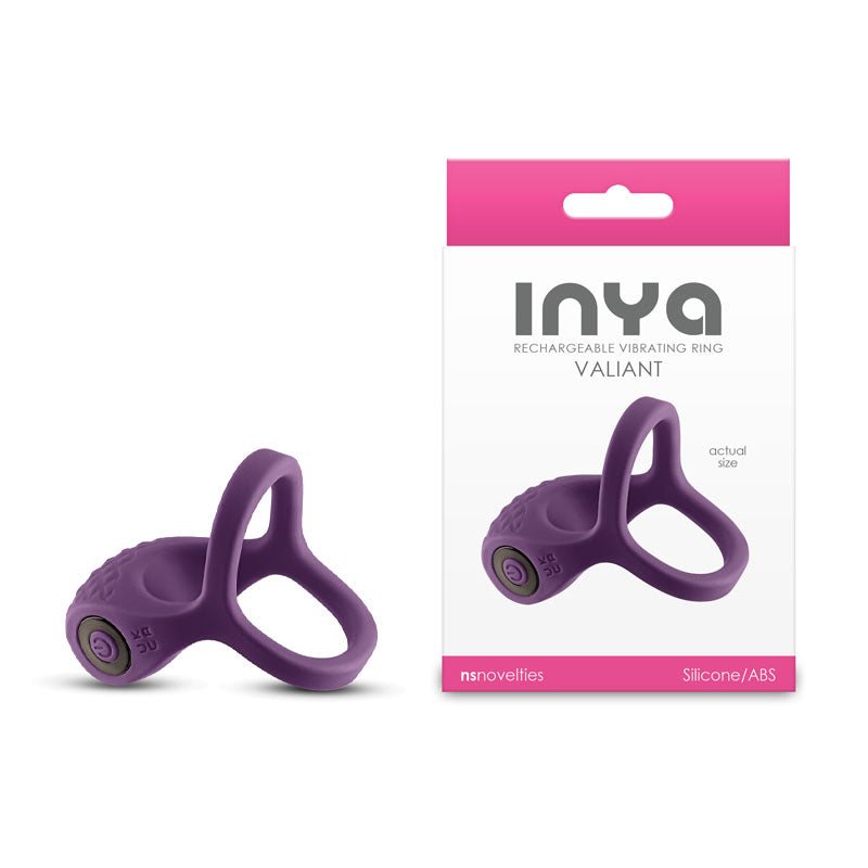 InYa Valiant Vibrating Cock Ring - Berry