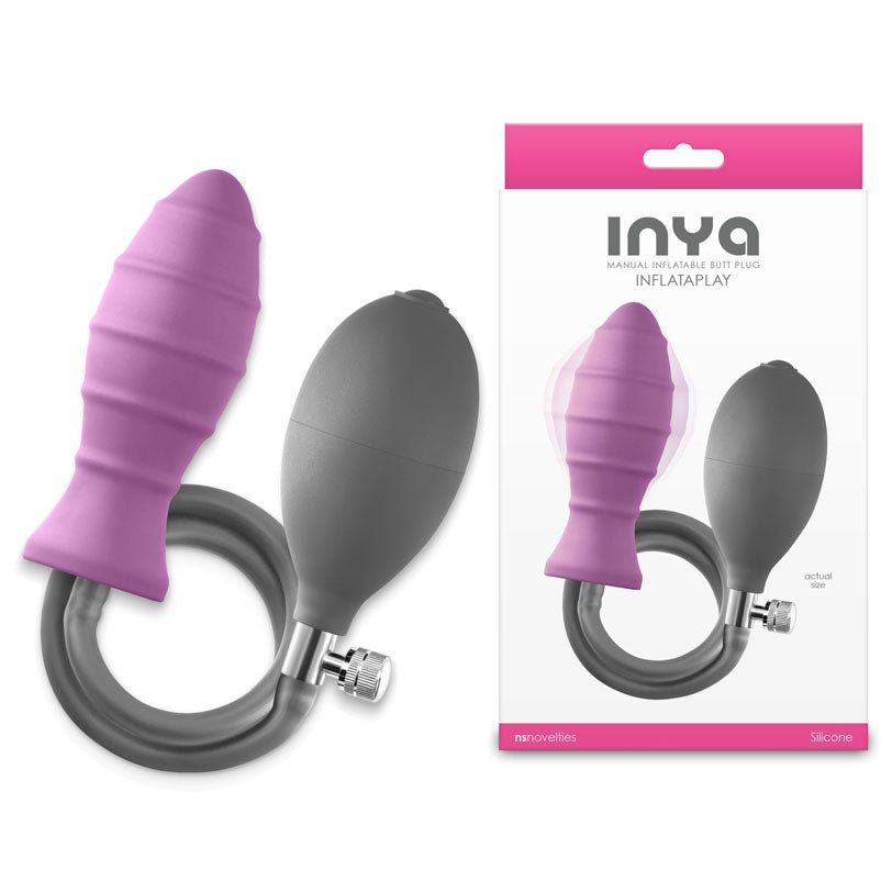 InYa InflataPlay - Inflatable Butt Plug - Pink