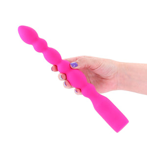 InYa Swirl - 28.8cm Anal Vibrator - Pink