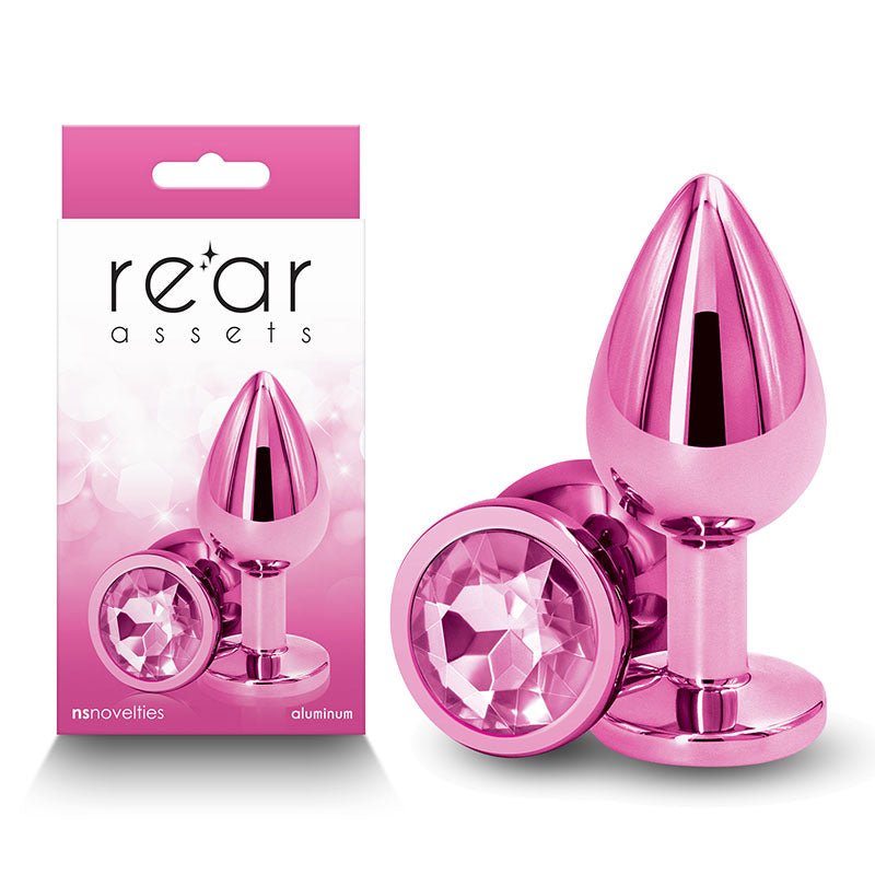 Rear Assets Medium Butt Plug - Pink