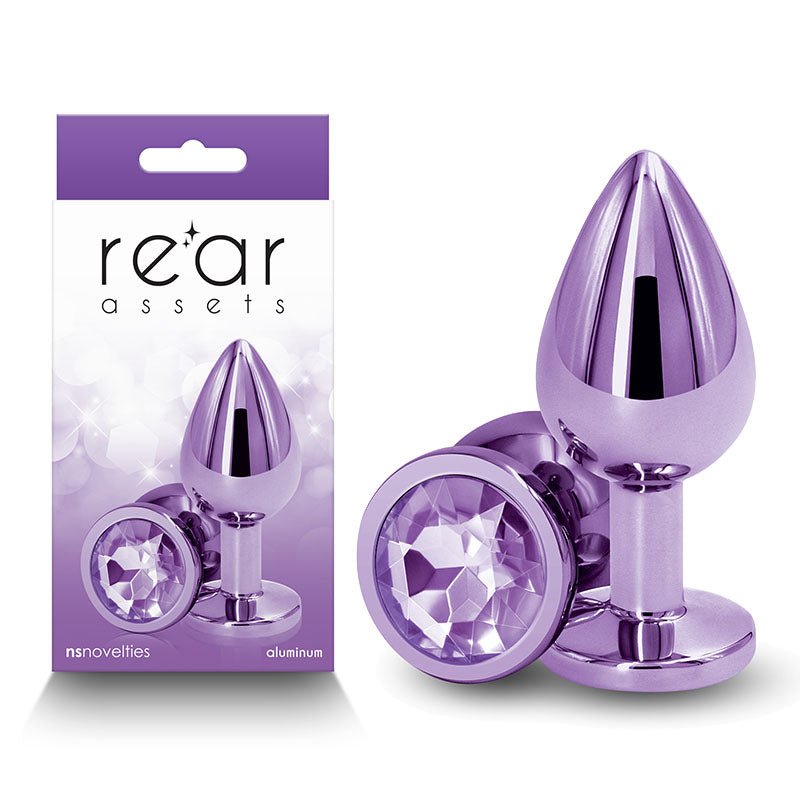 Rear Assets Medium Butt Plug - Purple