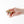 Rear Assets Petite Gold Butt Plug with Round Red Gem