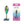 Rear Assets Clover Metallic Butt Plug - Multi-Colour