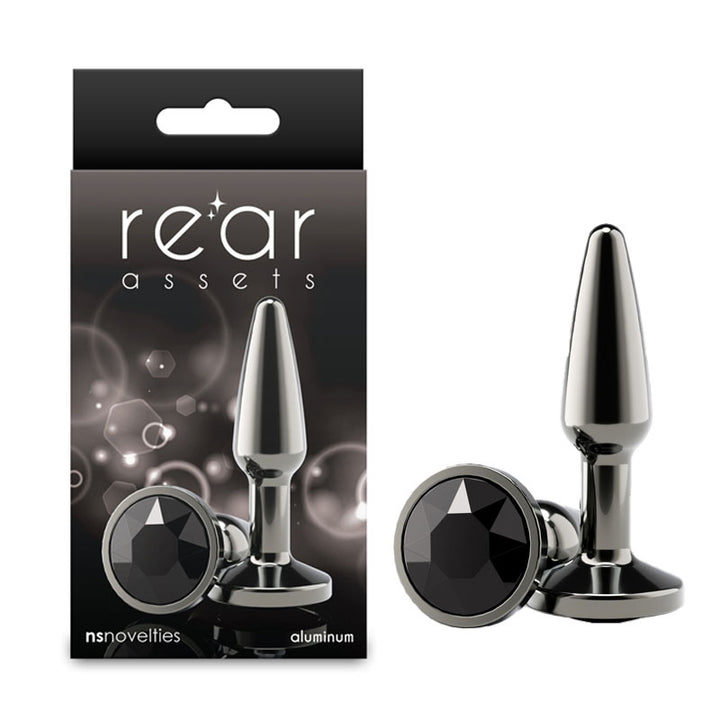 Rear Assets Small Tapered Butt Plug - Gunmetal