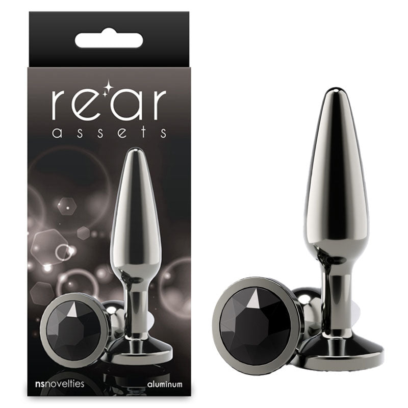 Rear Assets Medium Tapered Butt Plug - Gunmetal