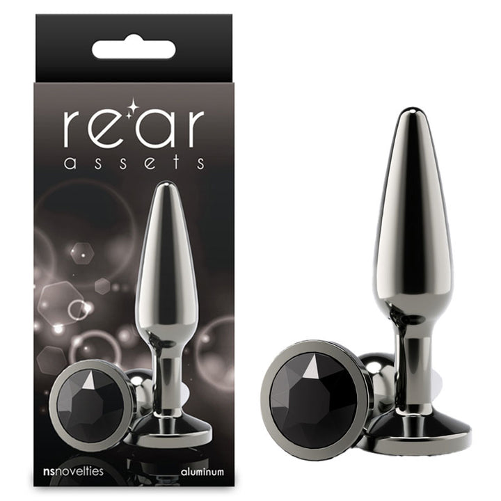 Rear Assets Medium Tapered Butt Plug - Gunmetal