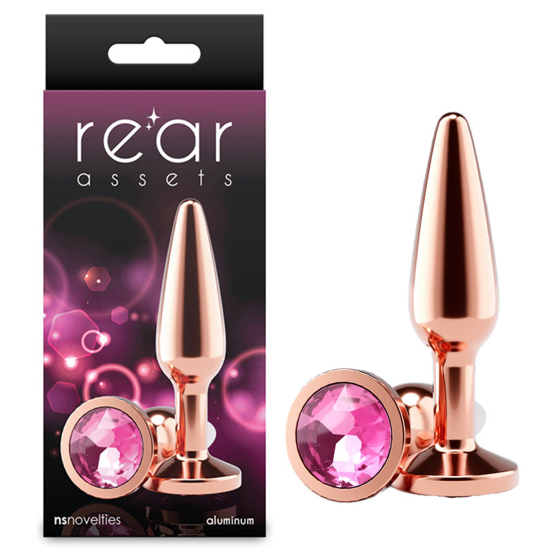 Rear Assets Medium Tapered Butt Plug - Rose Gold