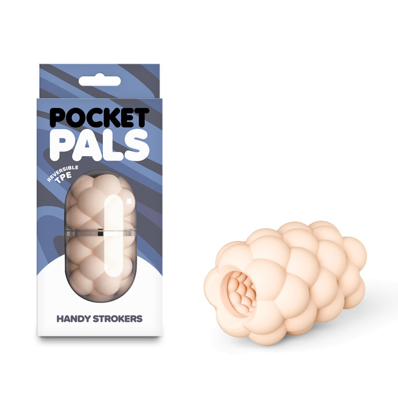 Pocket Pals Bubbles Mini Stroker - Flesh