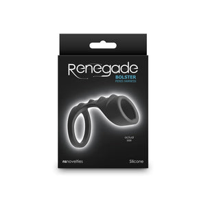 Renegade Bolster - Black Penis Harness - Black