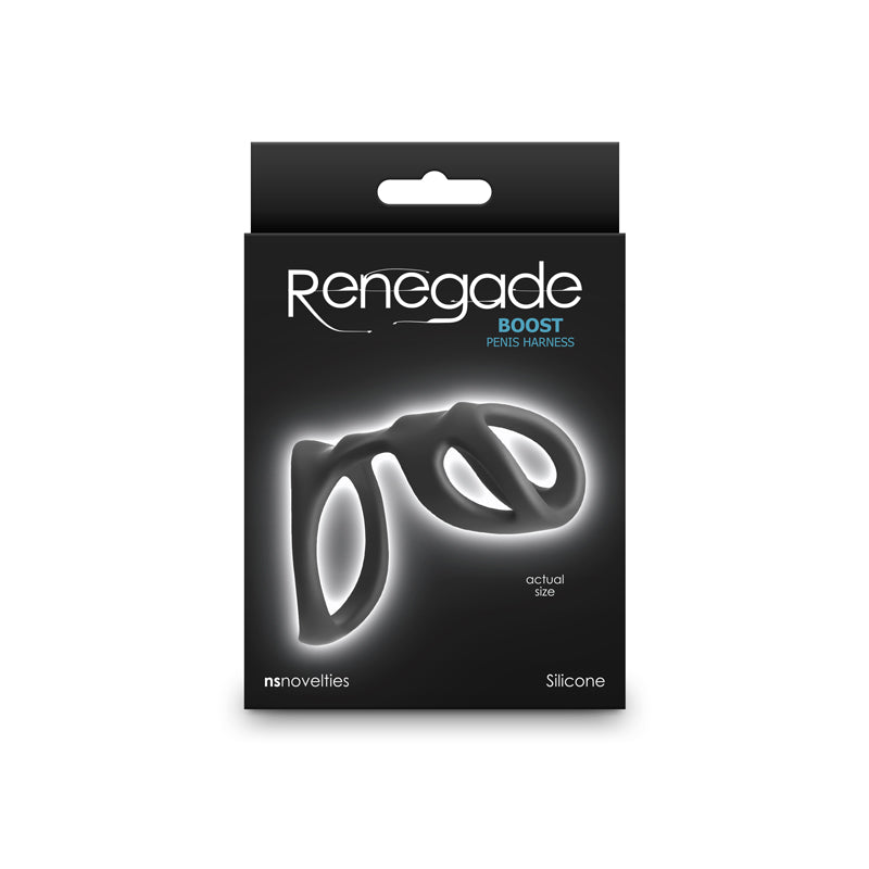 Renegade Boost - Black Penis Harness