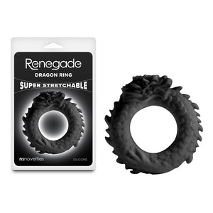Renegade Dragon Ring - Black Cock Ring