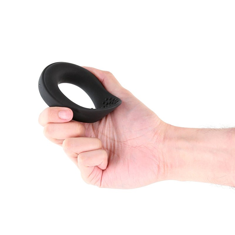 Renegade Slider - Vibrating Cock Ring - Black