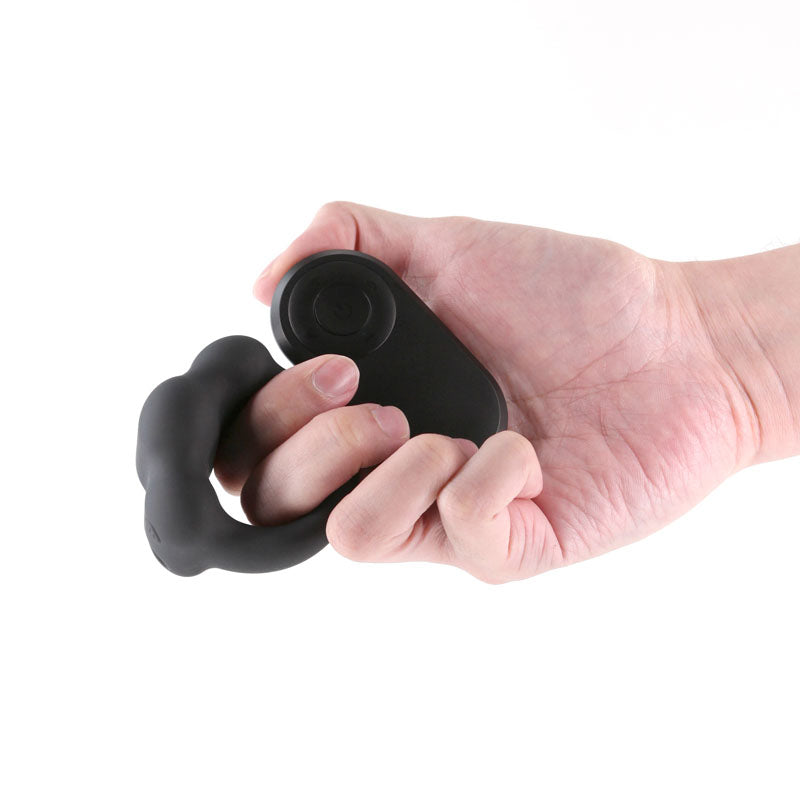Renegade Rocket Ring -  Vibrating Cock Ring with Remote - Black