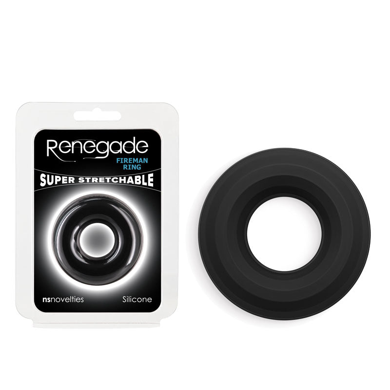 Renegade Fireman - Medium Cock Ring - Black