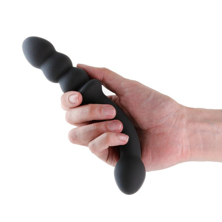 Renegade Duel - Vibrating Double Ended Anal Wand - Black