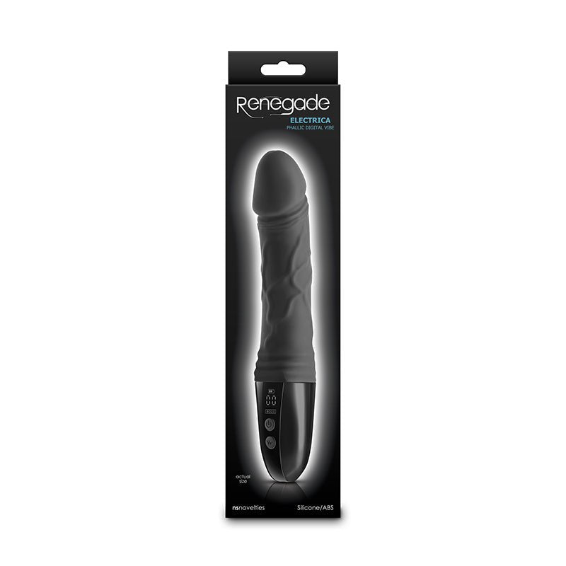 Renegade Electrica Vibrating Dildo - Black