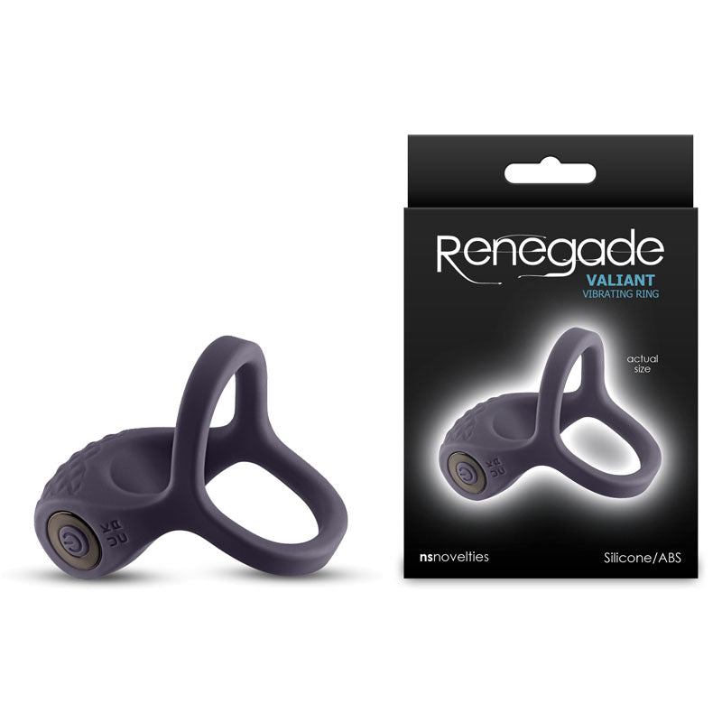 Renegade Valiant Vibrating Cock Ring - Grey