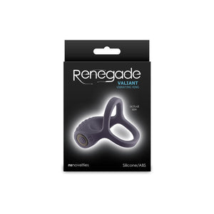 Renegade Valiant Vibrating Cock Ring - Grey