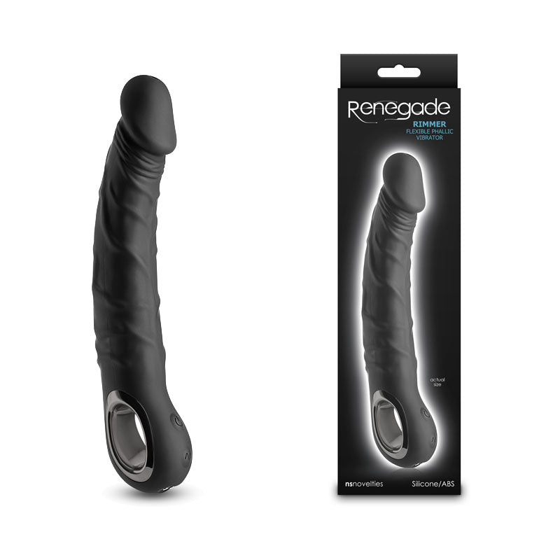 Renegade Rimmer Dong Vibrator - Black