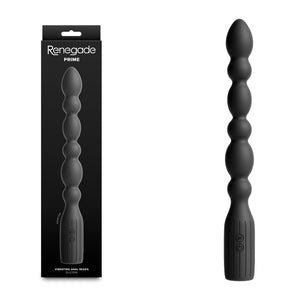 Renegade Prime - Black 28.8cm Vibrating Anal Beads