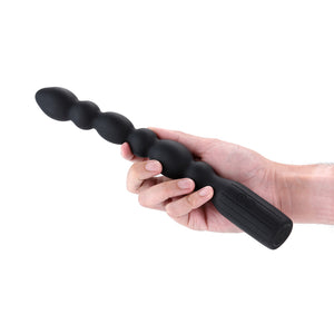 Renegade Prime - Black 28.8cm Vibrating Anal Beads