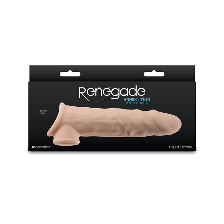 Renegade Annex Realistic Penis Extension Sleeve - Thin - Flesh