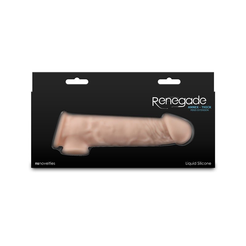 Renegade Annex Realistic Penis Extension Sleeve - Thick - Flesh