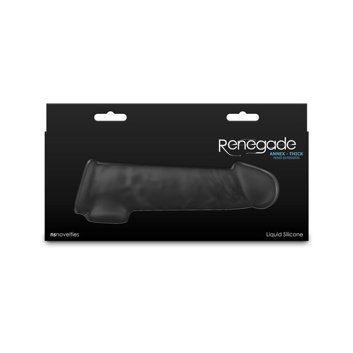 Renegade Annex - Thick - Black - Penis Extender Sleeve