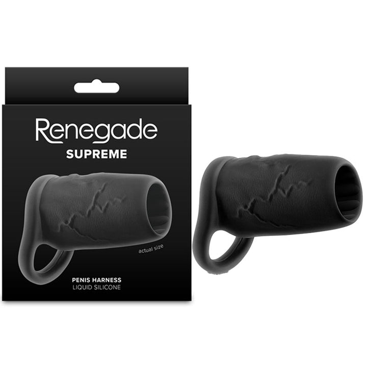 Renegade Supreme Penis Sleeve - Black