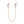 Bound Rose Gold Nipple Clamps with Gold Pearl Chain