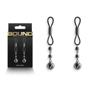 Bound Gunmetal/Black Nipple Clamps