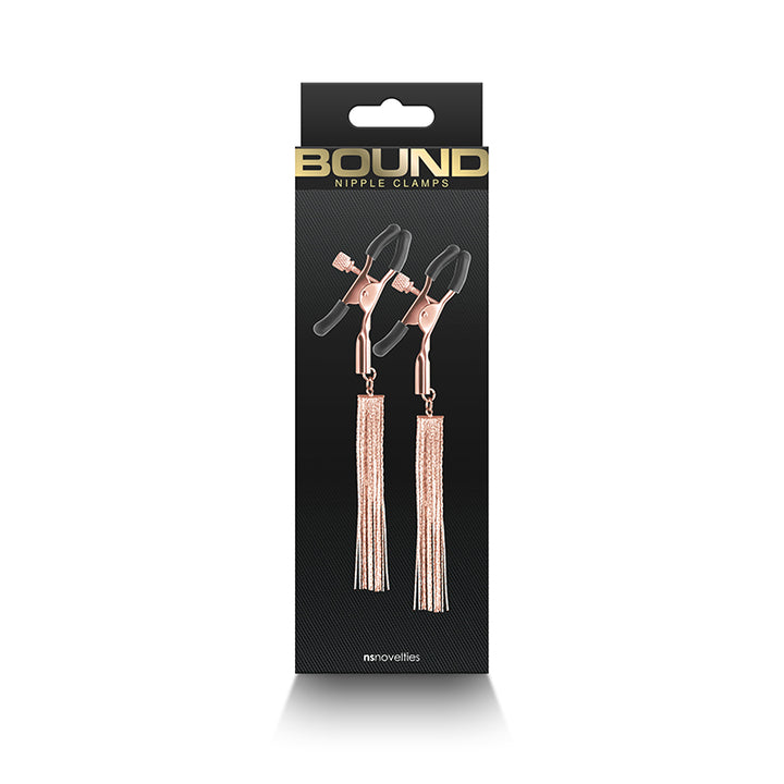 Bound Nipple Clamps - D2 - Rose Gold - Set of 2