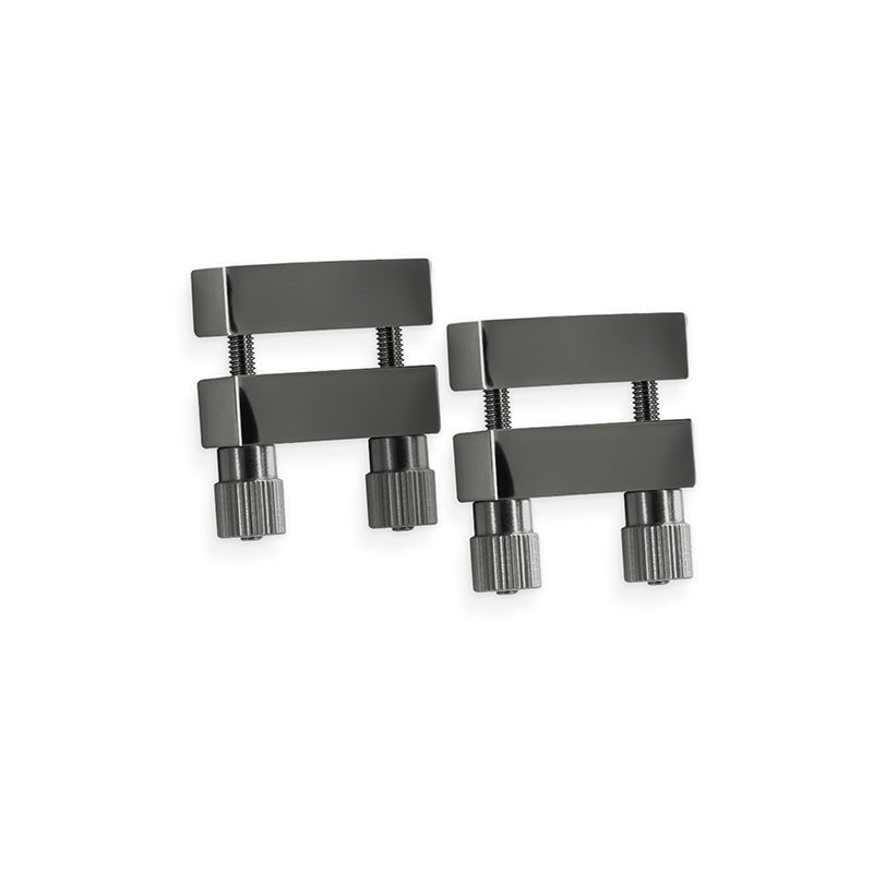 Bound Nipple Clamps - V1 - Gunmetal - Set of 2