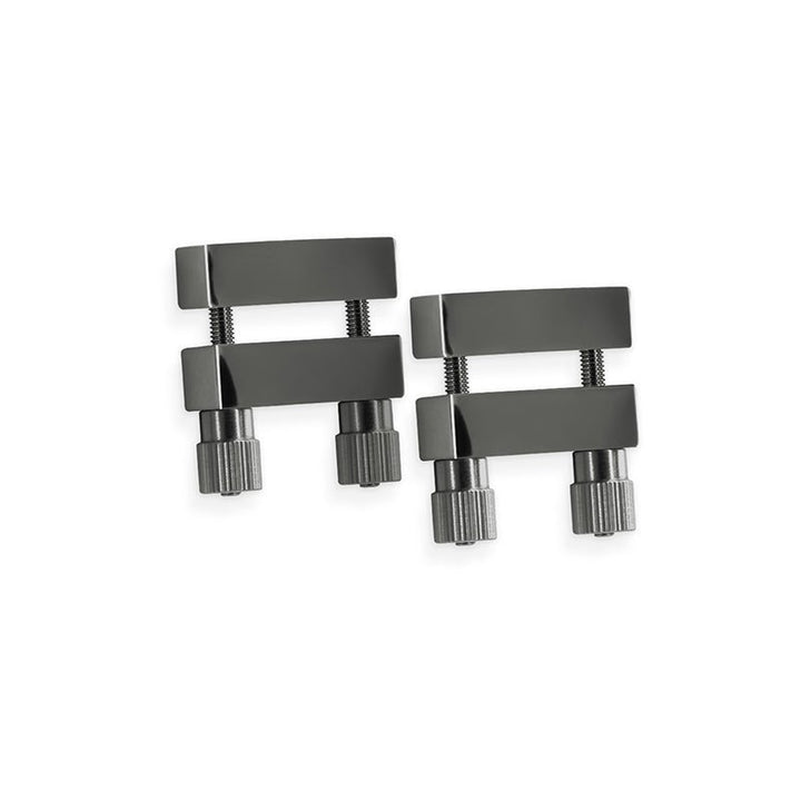 Bound Nipple Clamps - V1 - Gunmetal - Set of 2