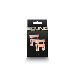 Bound Nipple Clamps - V1 - Rose Gold - Set of 2 