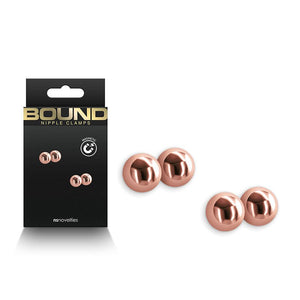 Bound Nipple Clamps - M1 - Rose Gold -Set of 4