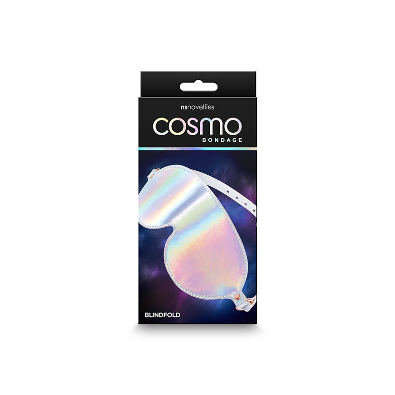Cosmo Bondage Blindfold - Metallic Rainbow