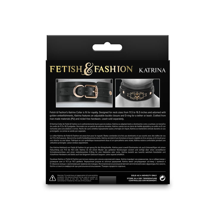 Fetish & Fashion - Katrina Collar - Black