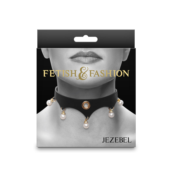 Fetish & Fashion - Jezebel Collar - Black