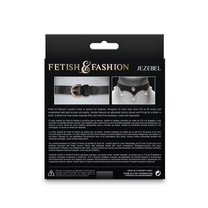 Fetish & Fashion - Jezebel Collar - Black