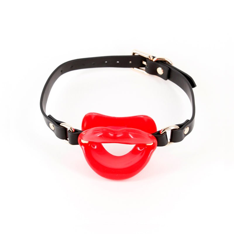 Fetish & Fashion - Kourtney Red Lips Open Gag