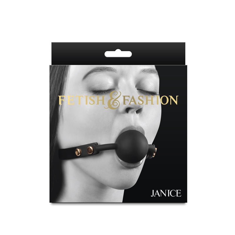 Fetish & Fashion - Janice Ball Gag - Black