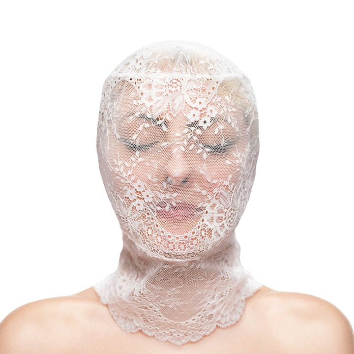 Fetish & Fashion - Lace Hood - White