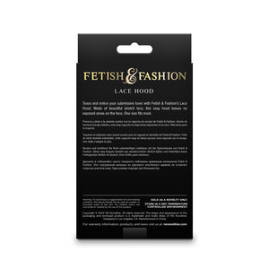 Fetish & Fashion - Lace Hood - Black