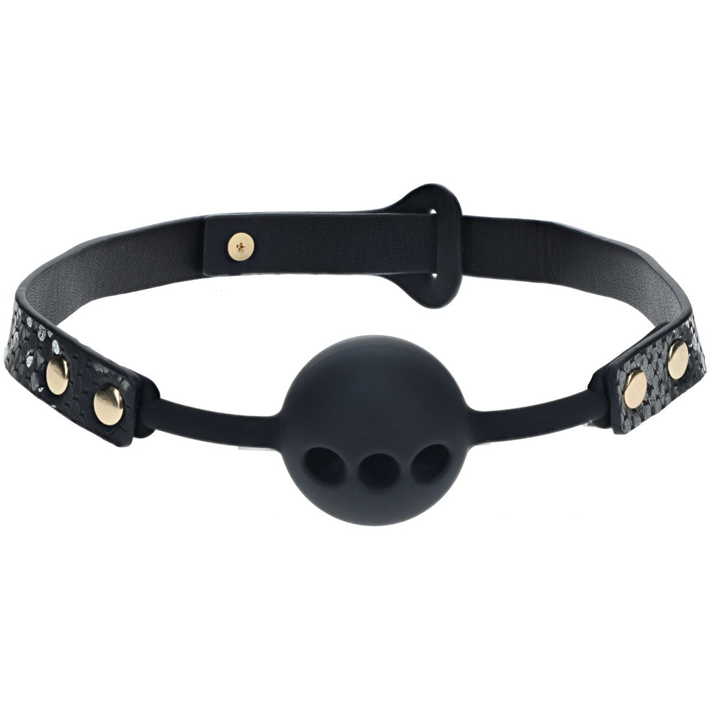 Ouch! Florence Collection - Silicone Ball Gag - Black