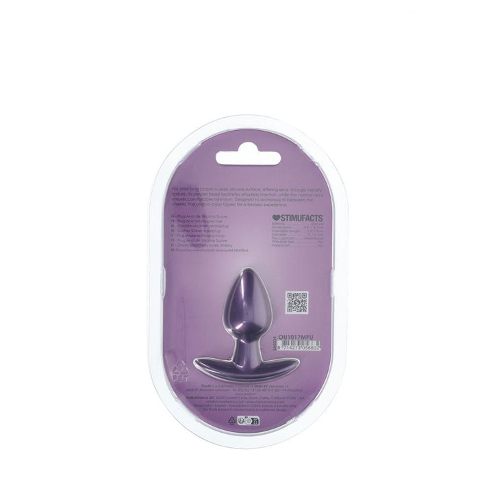 Ouch! Anal Plug - Small - Metallic Purple