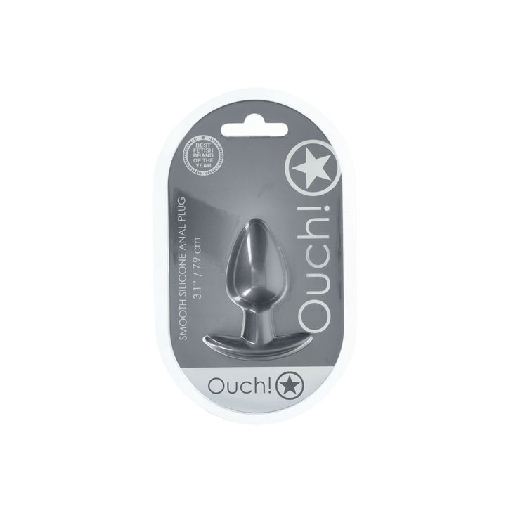 Ouch! Anal Plug - Medium - Gun Metal